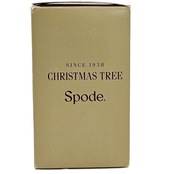 Spode Christmas Tree Ornament 2011 Bell With Santa Handcrafted NIB Holiday Decor - Picture 6 of 10